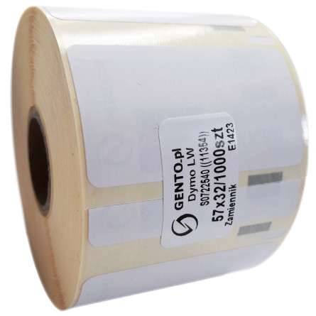 Zamiennik etykiet do DYMO 57x32mm - S0722540 (11354)