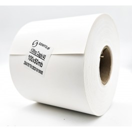 100mm x 50 metrów taśma papierowa ciągła, gramatura 170g, bez kleju, termicznaKatalog Produkty Podgląd