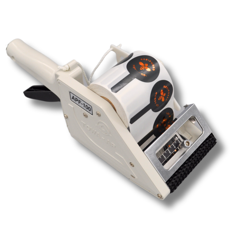 Aplikator dyspenser etykiet TOWA APF-100 ruchomy czujnik