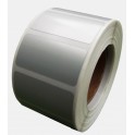 etykiety foliowe srebrne poliester 55x30 /1000