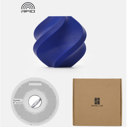 Bambu Lab PETG HF, 1kg, kolor: niebieski (blue) ze szpulą